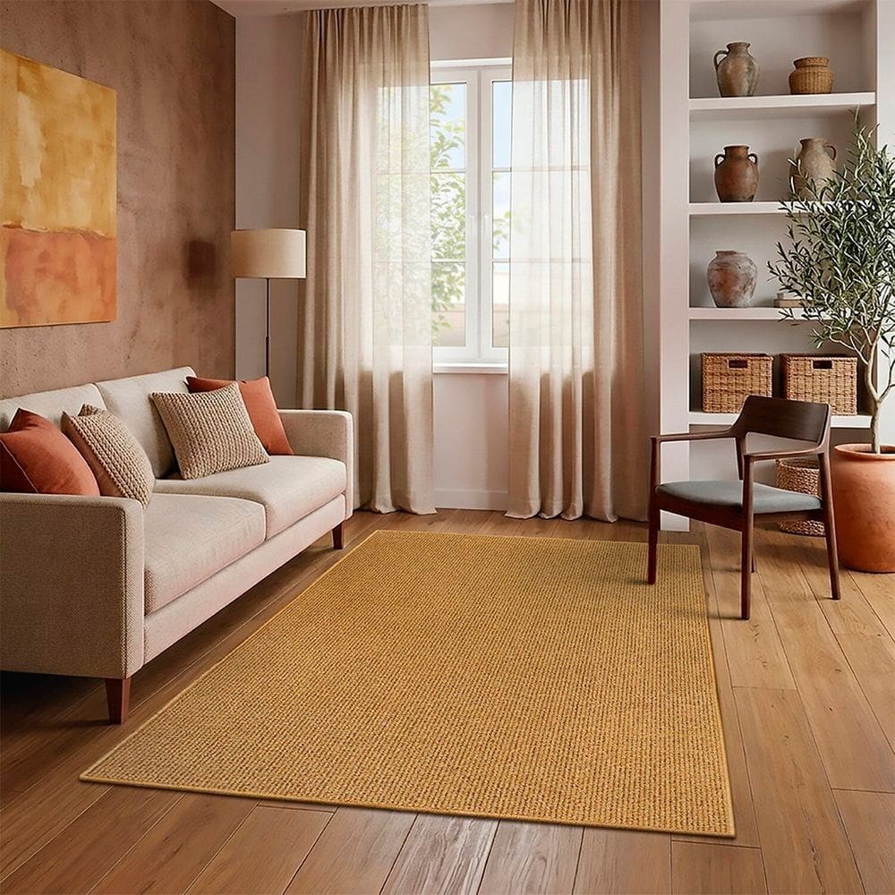 Tapete 150x200cm Colorfull São Carlos Mostarda