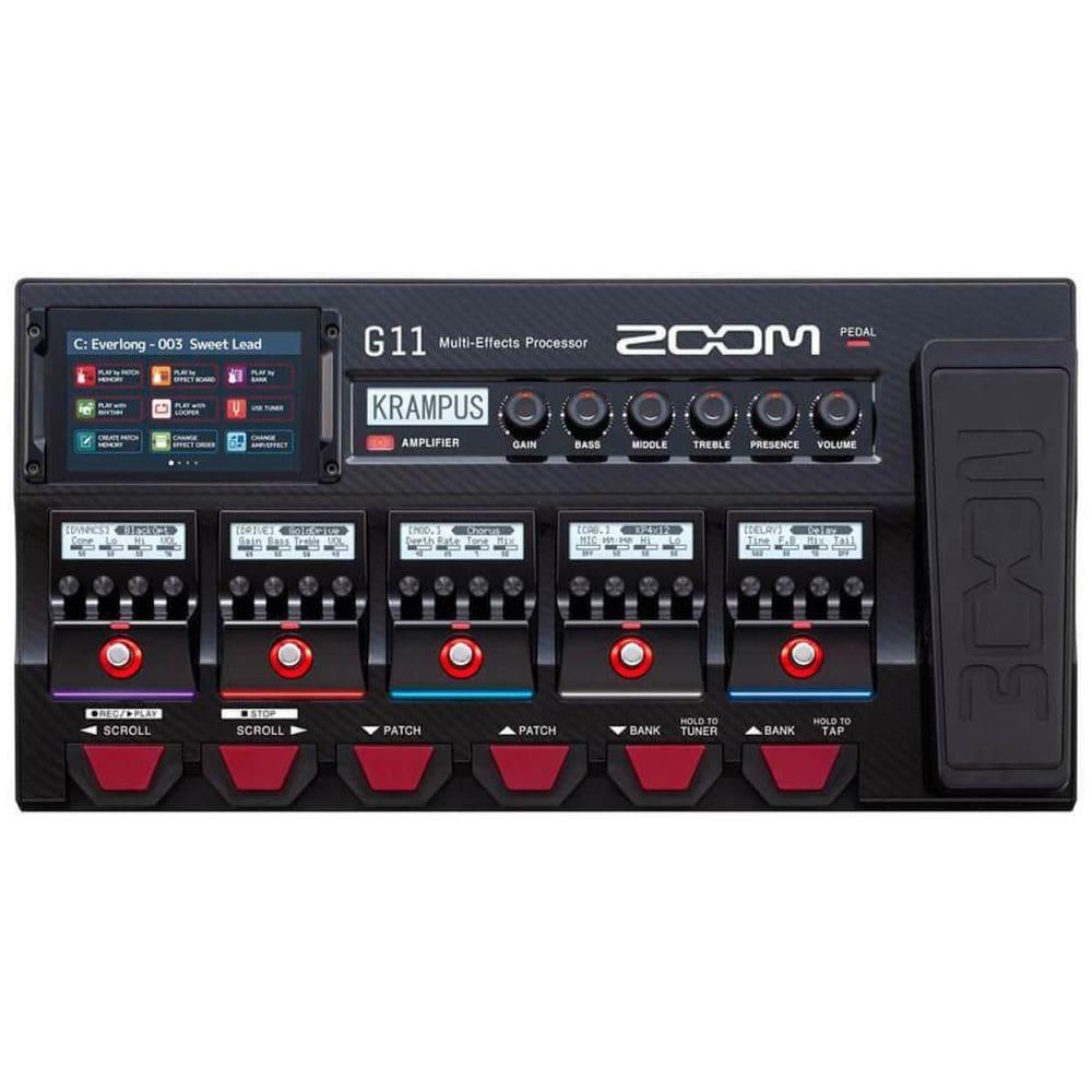 Pedaleira Zoom G11 Multi-Effects Para Guitarra