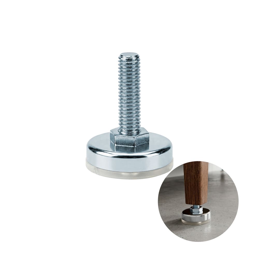 Sapata Pé Nivelador Regulável de 5/16” Pol X 35 Mm