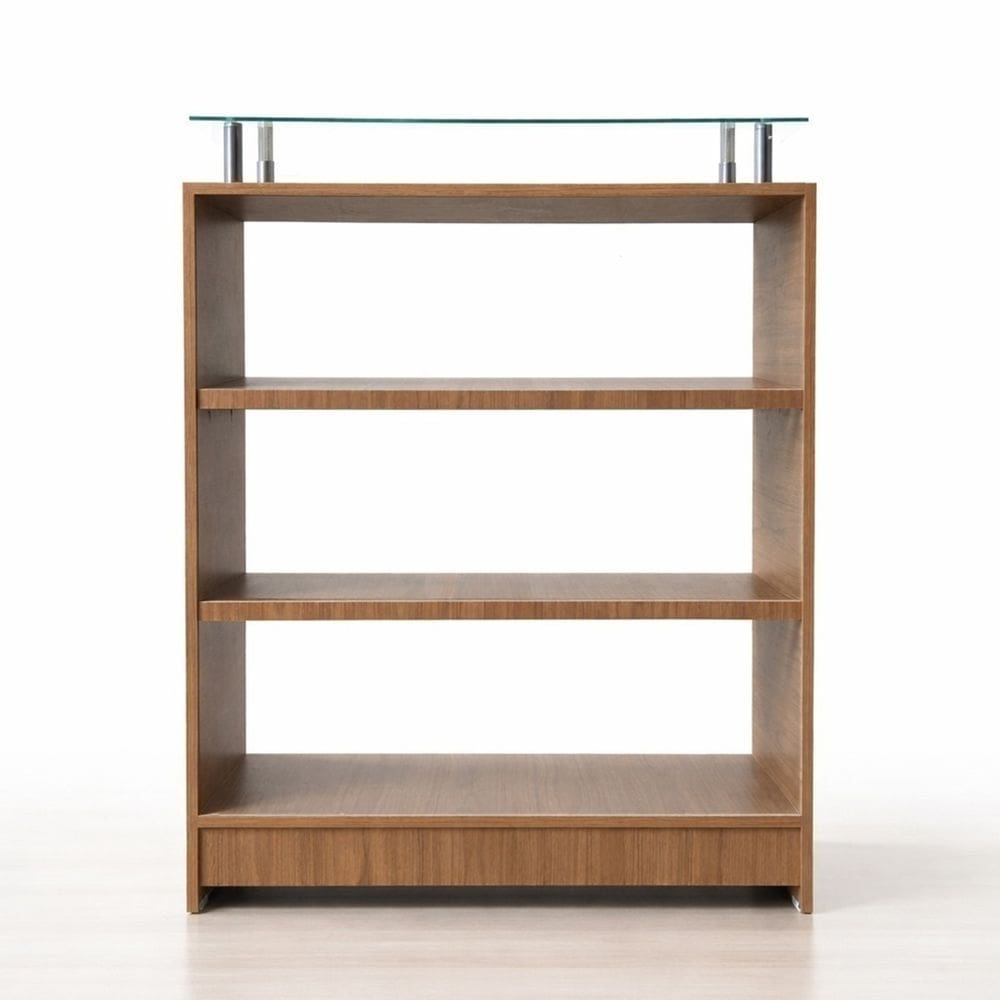 Balcão Expositor Com Prolongador Expositor Mdf Amadeirado - Suprema Móveis