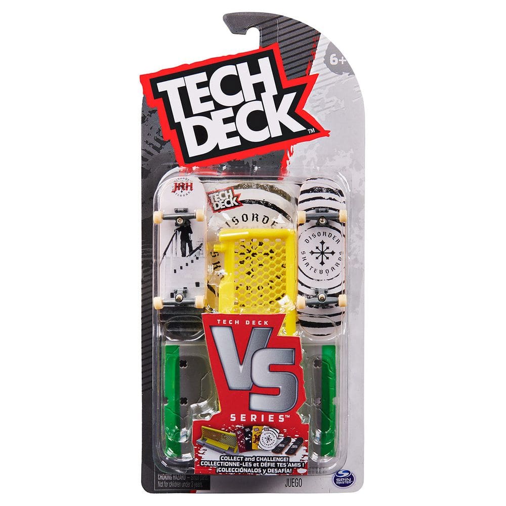 Kit 2 Skate De Dedo Com Obstáculo Disorder - Tech Deck