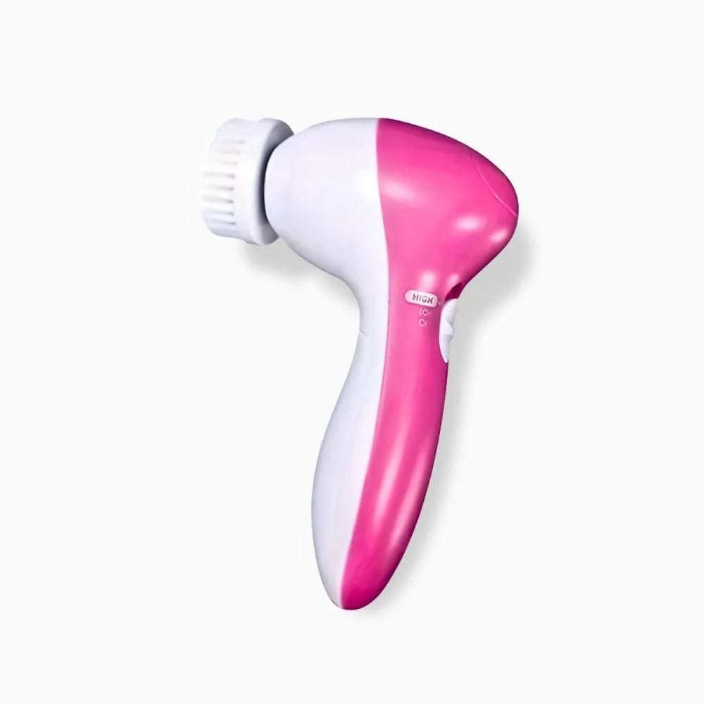 Escova Facial Elétrica 5 Em 1 Portátil Esfoliante E Massageadora - Cuidado Completo Para Uma Pele Saudável E Revigorada