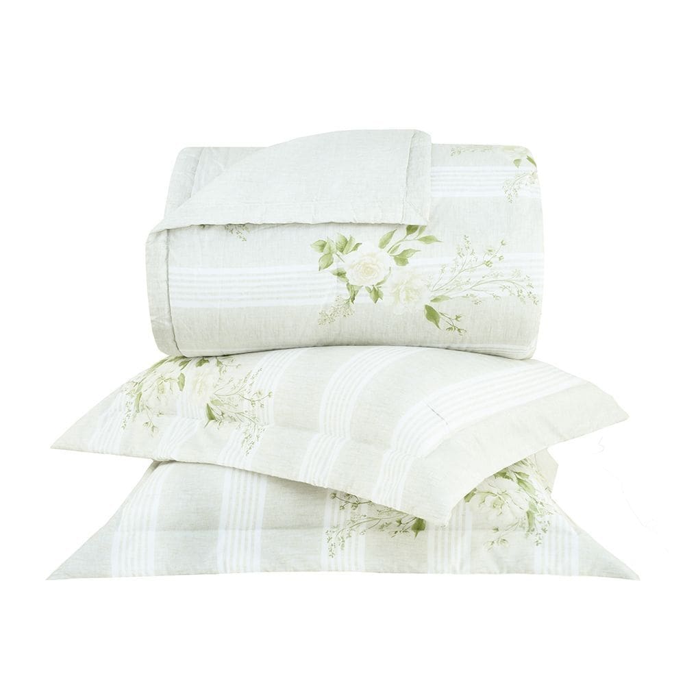 Jogo de Colcha Gran Percalle Blanche - Casal - Buddemeyer