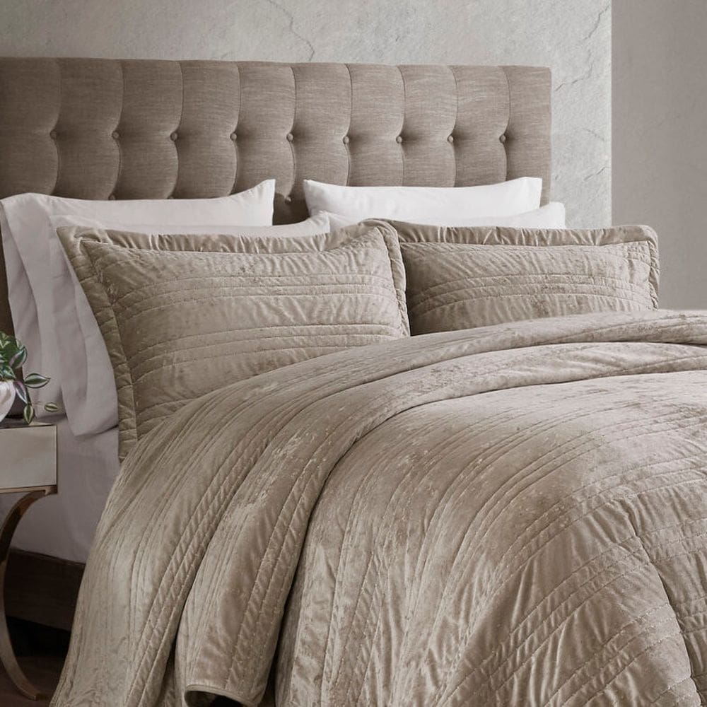 Jogo de Colcha Bellagio Super King - Bege - Corttex