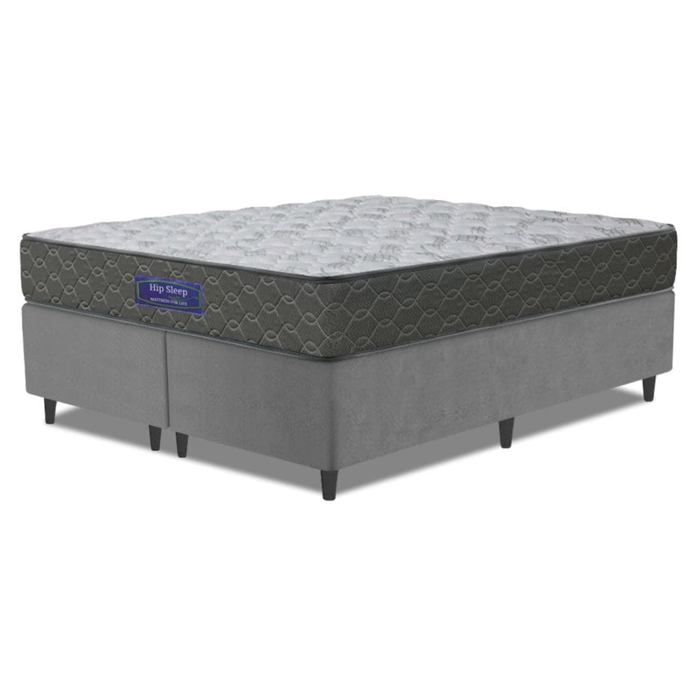 Cama Box Colchão Queen Ortopédico Espuma D33 Hiper 158x198x57cm