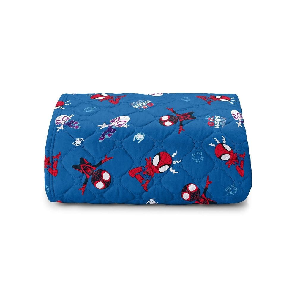 Cobre Leito Infantil Homem Aranha Webs Solteiro 160x235cm - Spidey Webs