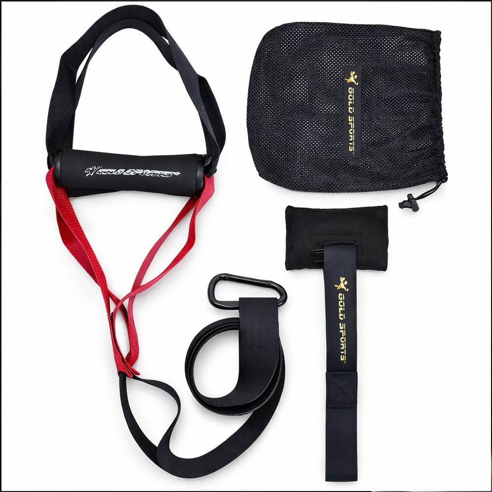 Fita de Treinamento Suspenso Gold Sports Power – Suporta até 150 kg – Treino Funcional Completo