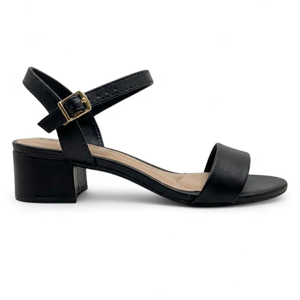 Sandália Salto Baixo Quadrado Beira Rio Fivela 8345.602