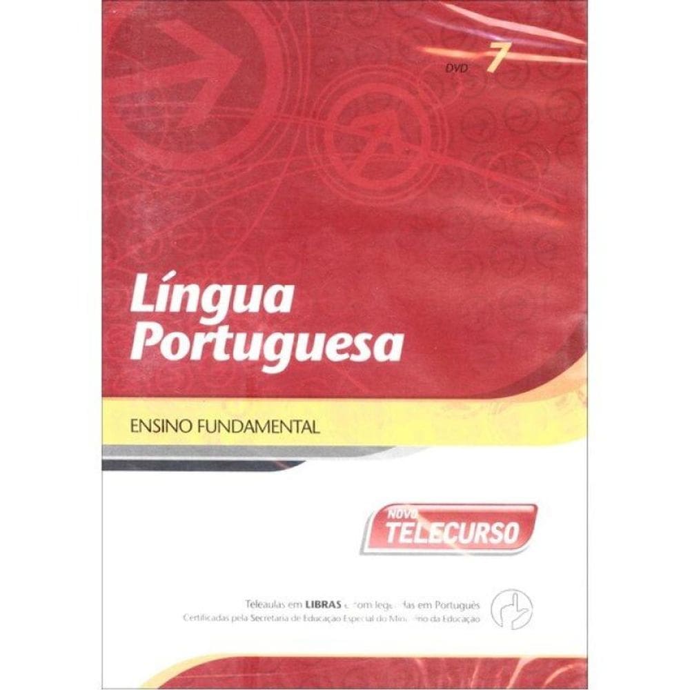 Novo Telecurso - Ensino Fundamental - Dvd - Lingua Portuguesa - Vol. 7