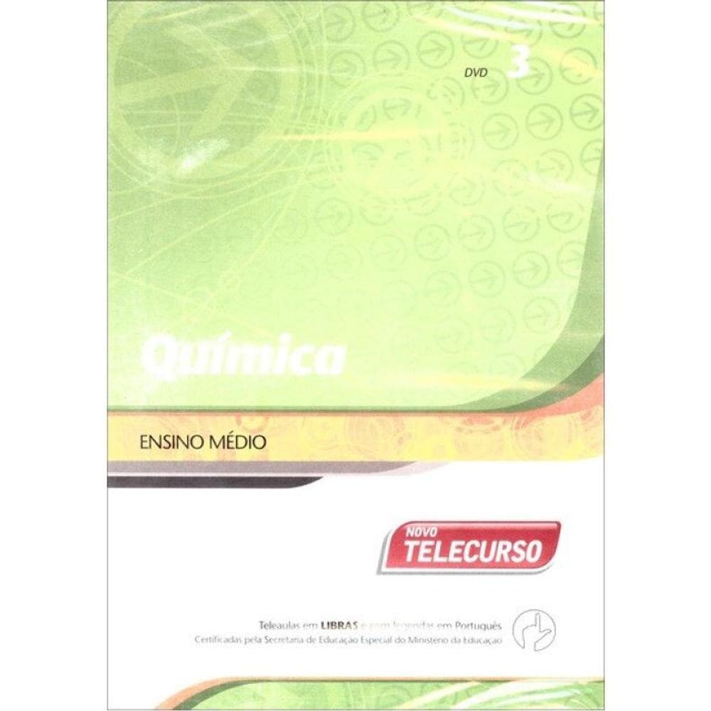 Novo Telecurso - Ensino Medio - Dvd - Quimica - Vol.3