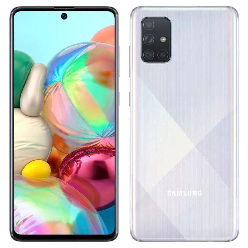 Usado: Samsung A71 128 GB Branco - Sem Touch / Face Id