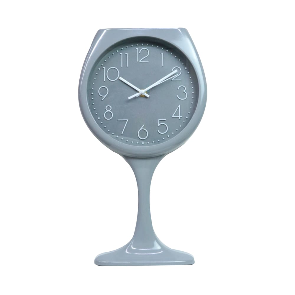 Relógio De Parede De Plástico Formato Taça 39Cm