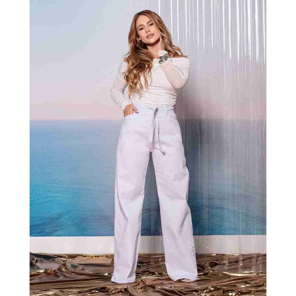 Calça Sarja Feminina Wide Petit - 31863