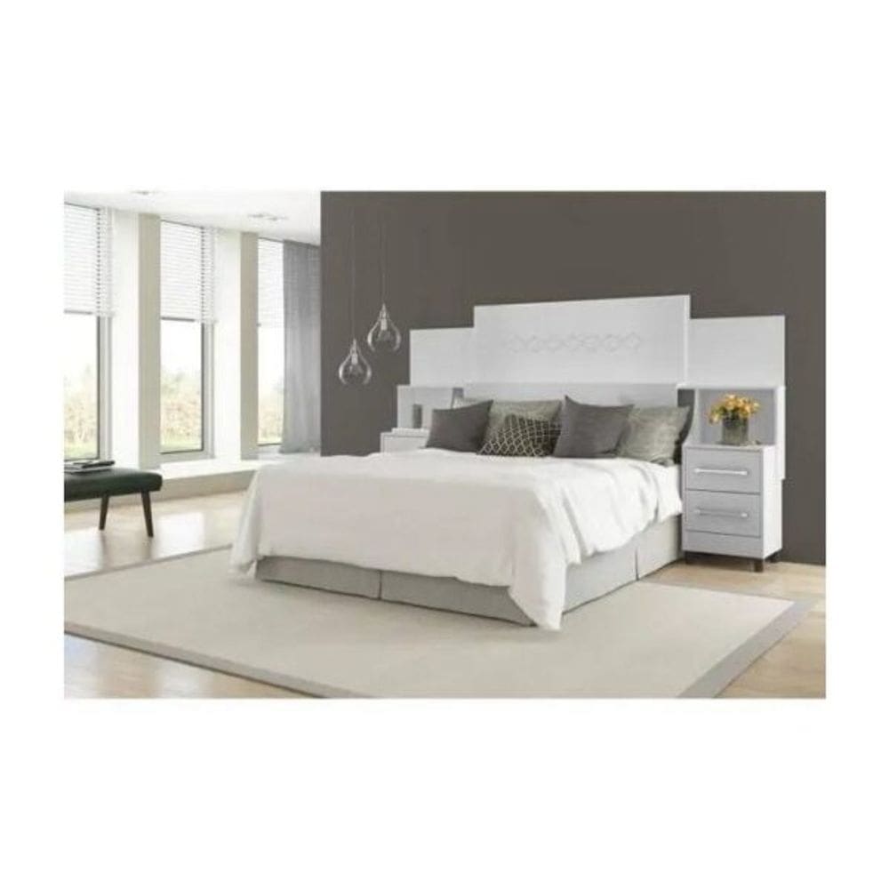 Cabeceira de Casal Síria Branco - RV Móveis
