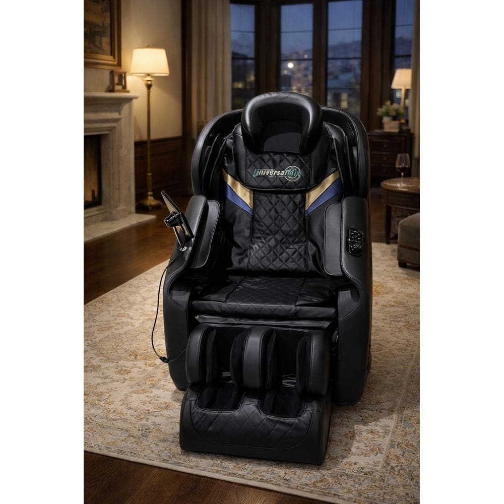 Poltrona de Massagem Relax Gravidade Zero Luxuosa , Preto