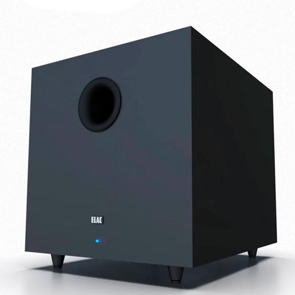 Subwoofer Ativo Elac Titan Pro 800-BK Classe D Driver 8” Pol. 120W Bivolt Preto