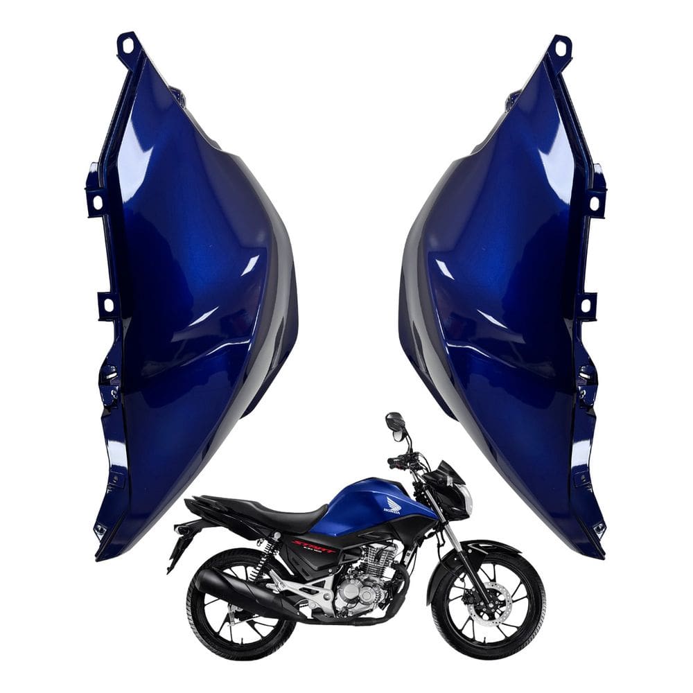 Carenagem Lateral Tampa Aba Tanque Cg160 Start160 2025 Par