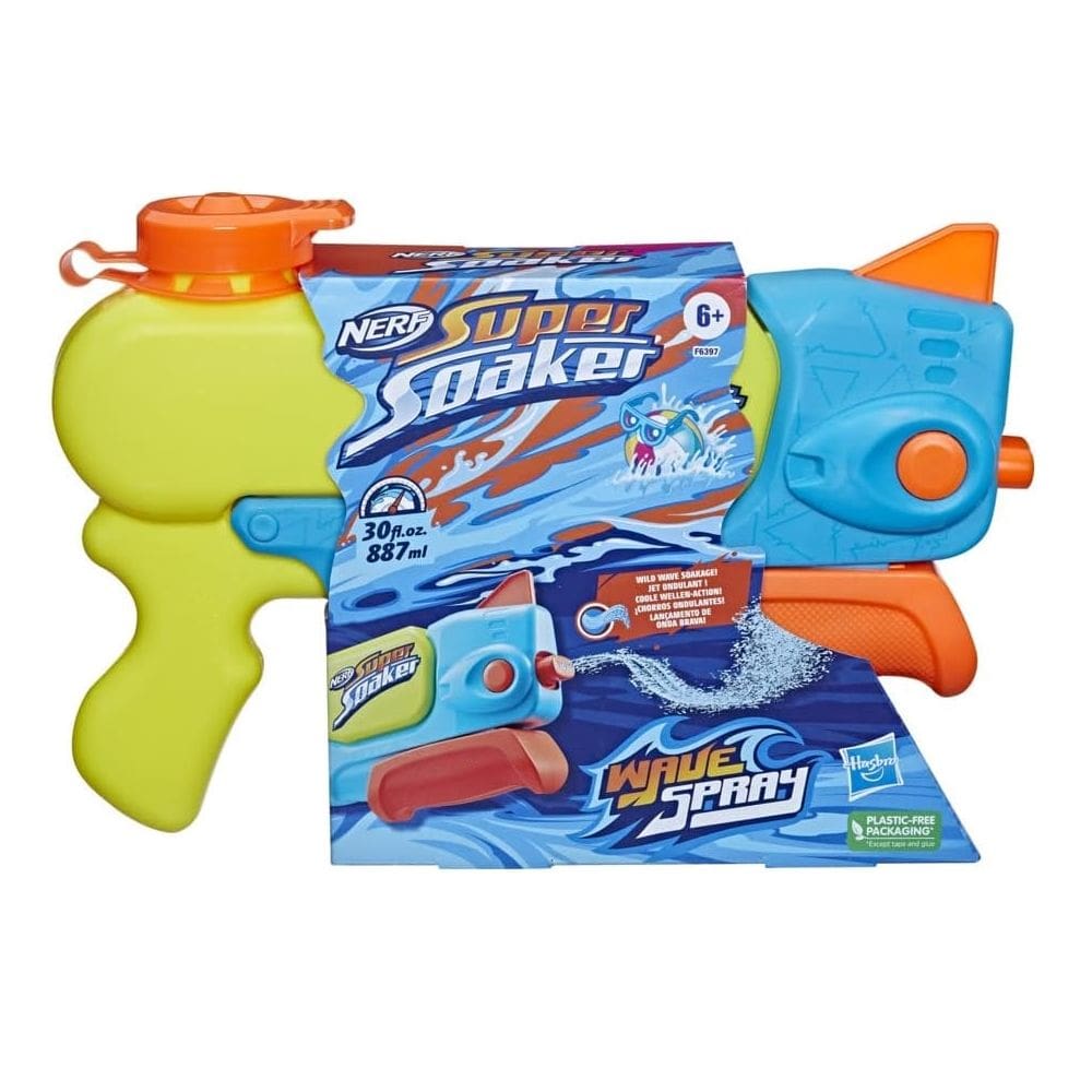 Nerf Lançador De Água Super Soaker Wave Spray Fluxo Ondulado