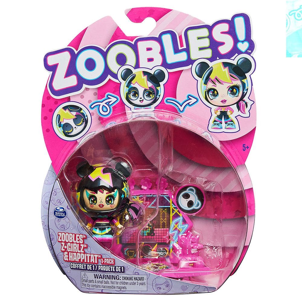 Zoobles - 1 Boneca Z-Girls - Bam Bop