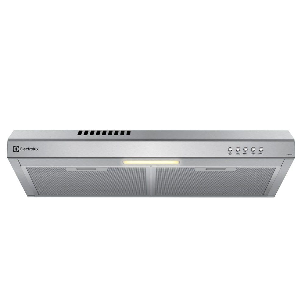 Depurador de Ar Electrolux 60 cm Inox Alto Poder de Sucção, Luz LED e Filtragem Dupla (DE6SS)