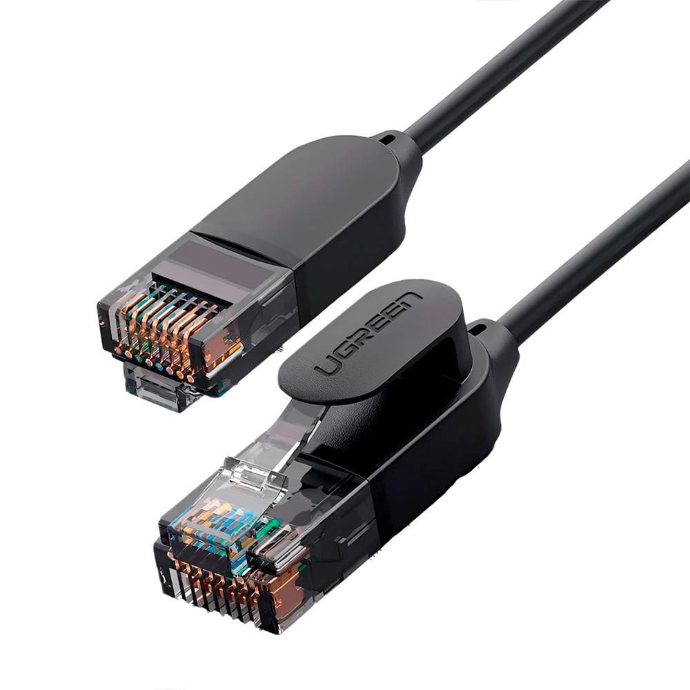 Cabo de Rede de Alta Velocidade Ugreen Cat 6A Utp Ethernet 10Gbps Rj45 1 Metro NW122 Preto