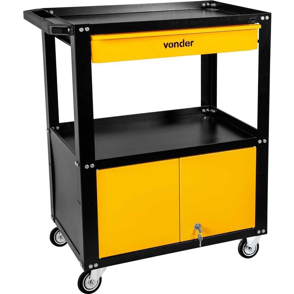 Carro Para Ferramentas Desmontável Semifechado Com 1 Gaveta e 2 Portas Vd2018- Vonder 6160002018