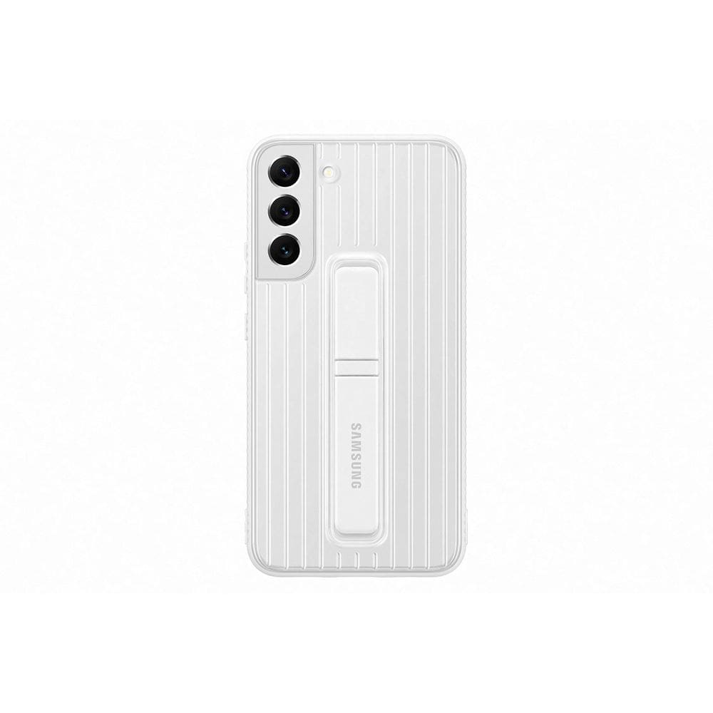 Capa Protetora com Suporte para Samsung S22+ Branco e Verde