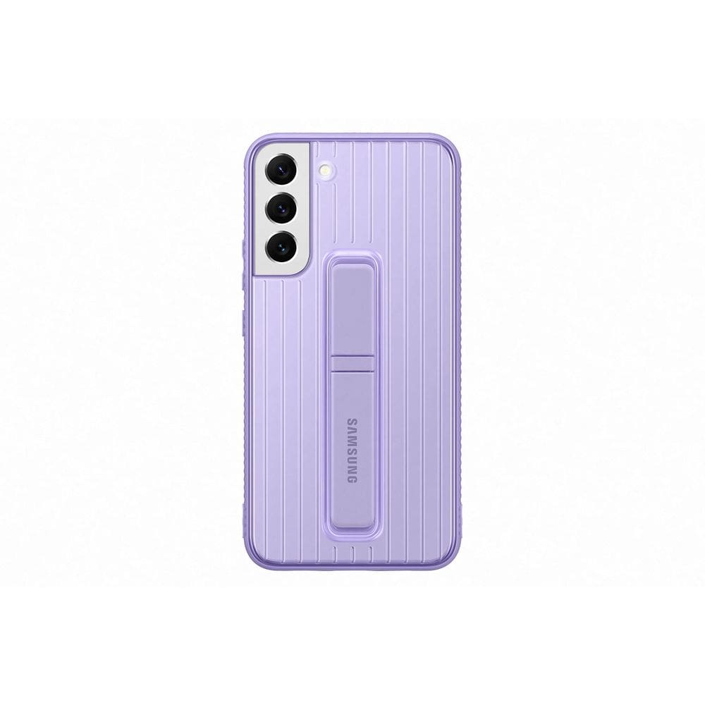 Capa Protetora com Suporte para Samsung S22+ Lavanda Amarelo