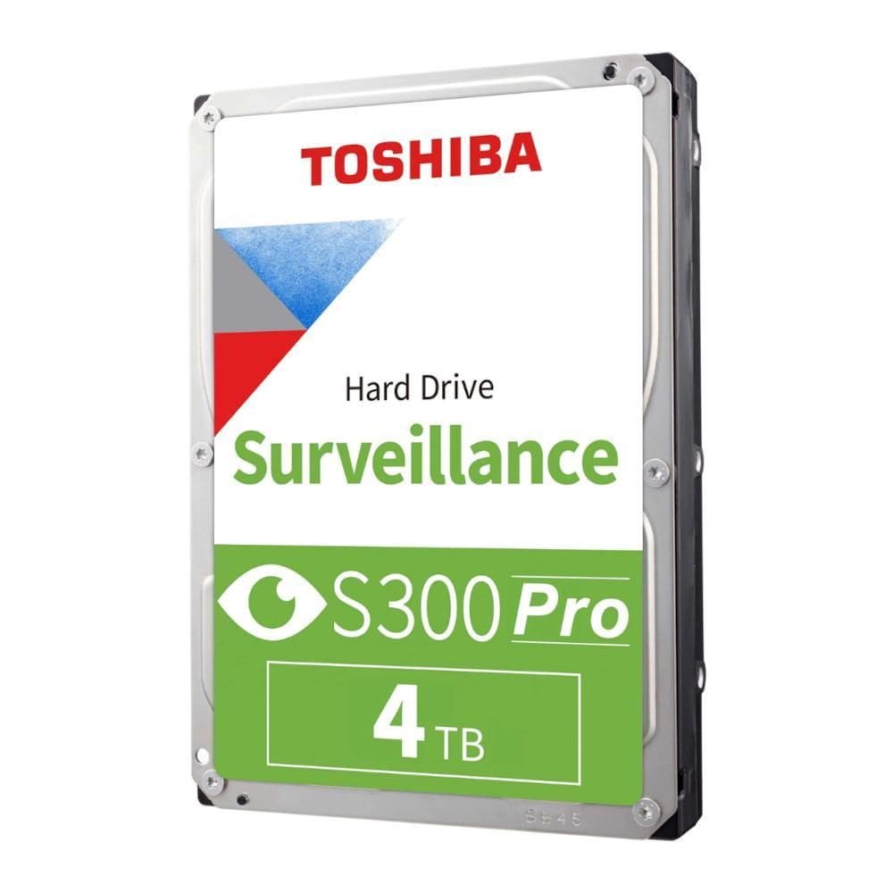 HD 4TB SATA3 Toshiba S300 PRO para vigilância, HDWTA40UZSVAR
