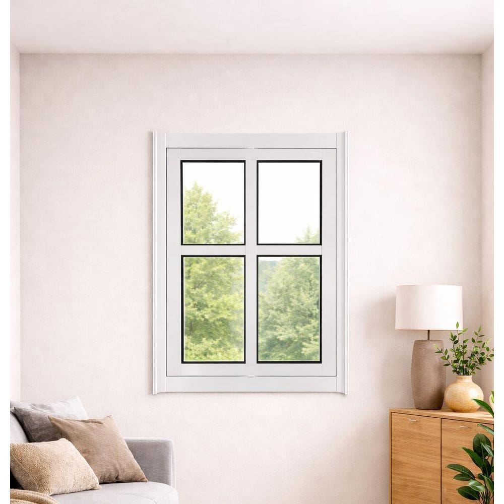 Vitro Capela Quadriculado Branco 120X40 Linha 25