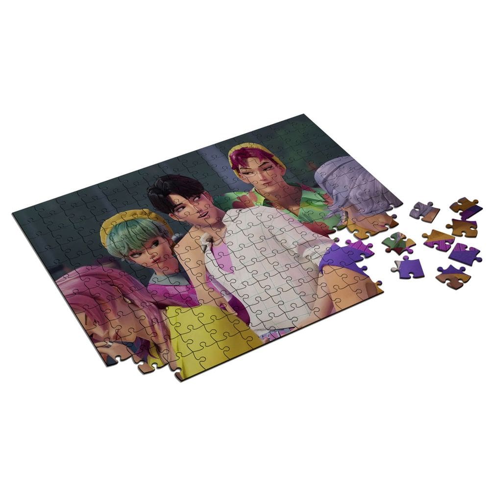 Quebra Cabeça Demon Hunters Guerreiras Do K-Pop 005 48 Pç