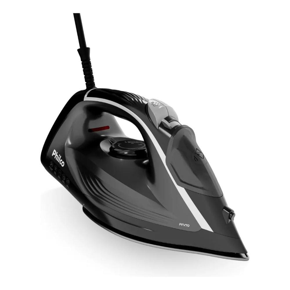 Ferro De Passar A Vapor Base Cerâmica Pfv70 127 Preto Philco