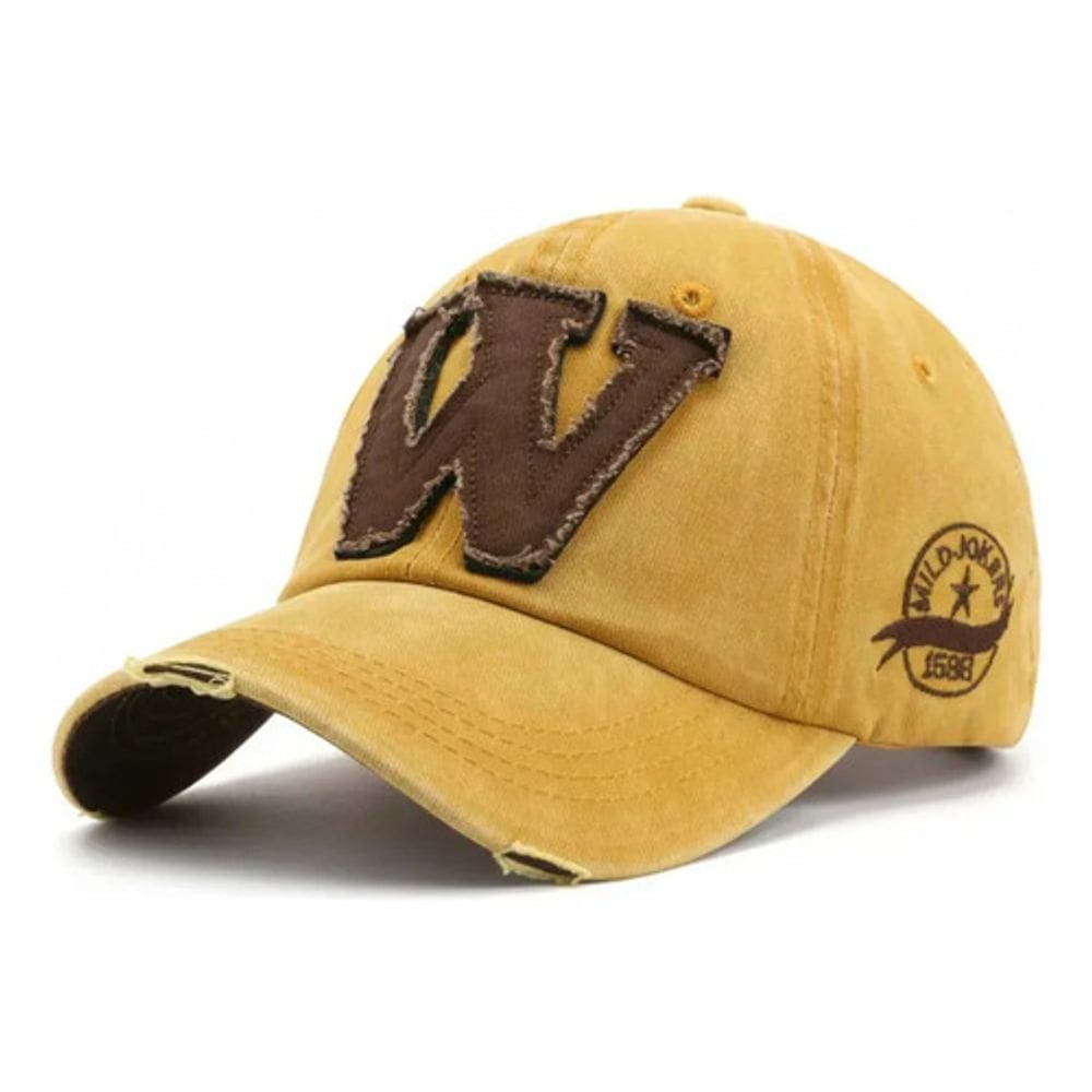 Boné Baseball Vintage W – Aba Curva em Algodão Lavado – Luke Sports