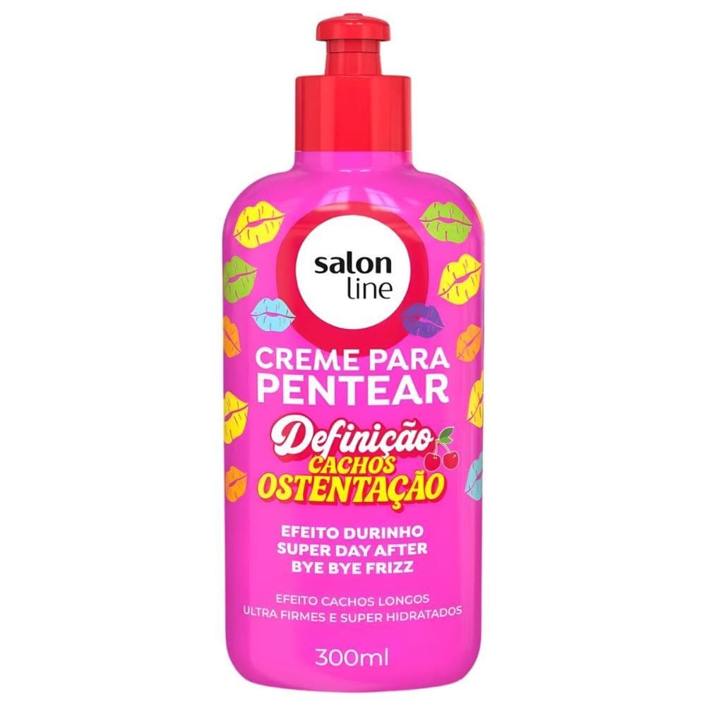 Creme Para Pentear Salon Line Definição Cachos Ostentação 300ml