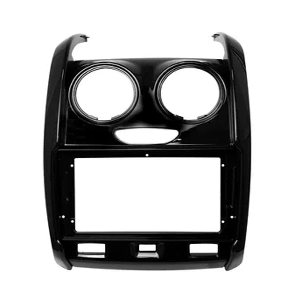 Moldura 9 Polegadas Renault Duster 2015/19 Black Piano