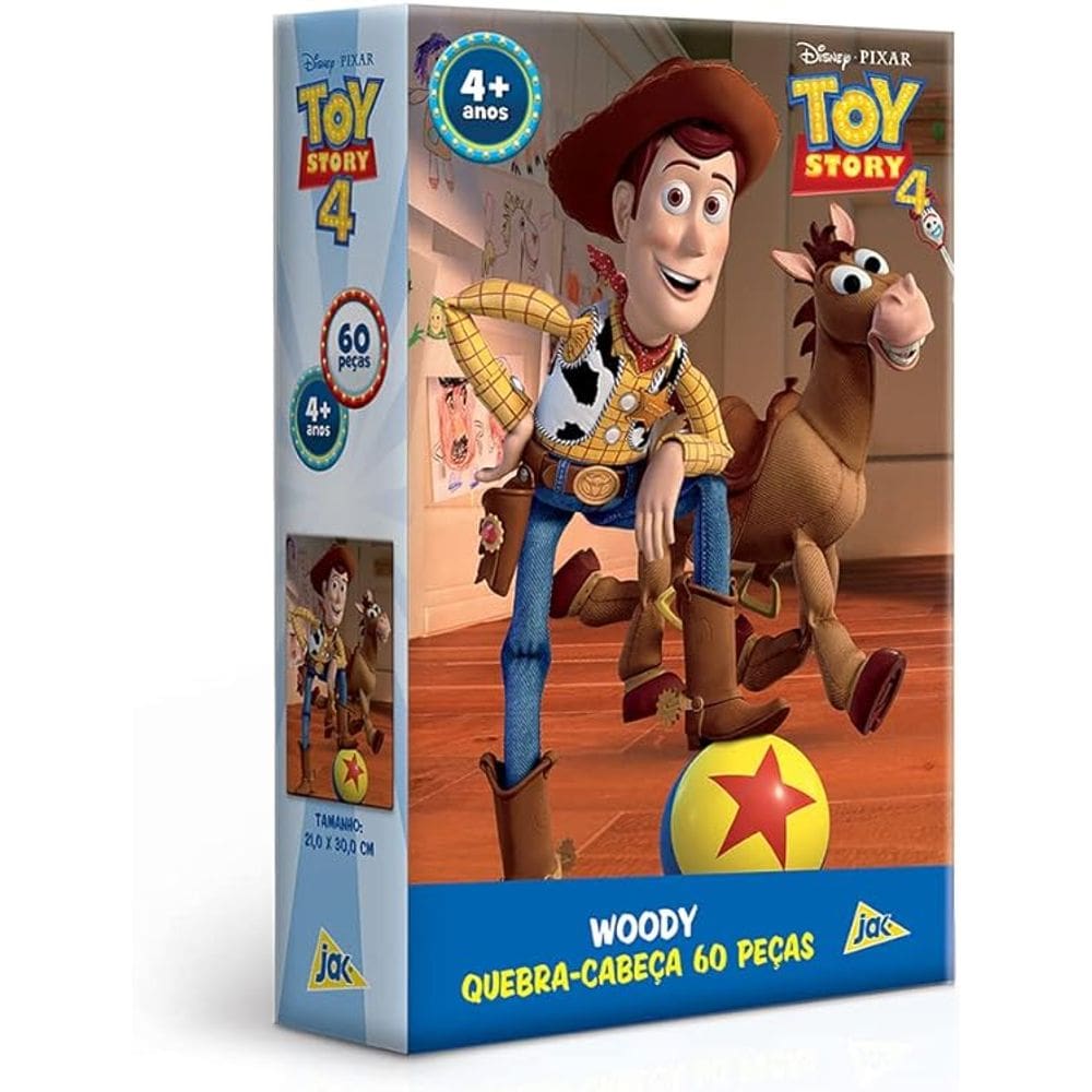 Quebra-Cabeca 60 Pecas - Toy Story 4 TOYSTER