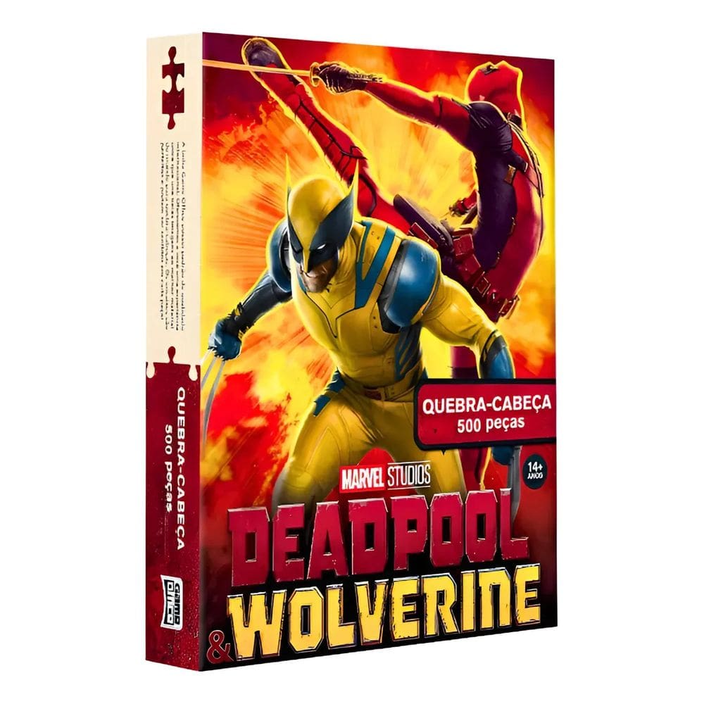 Quebra-Cabeca Deadpool e Wolverine - 500PCS TOYSTER