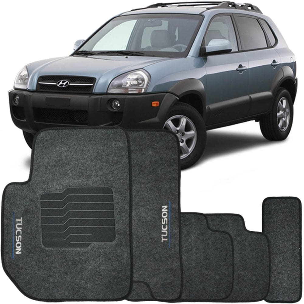 MP - Jogo de Tapete Automotivo Carpete Tucson