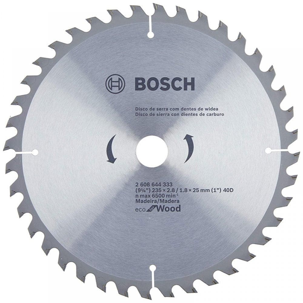 Disco de Serra Circular 9” (230mm) Bosch, 40 Dentes