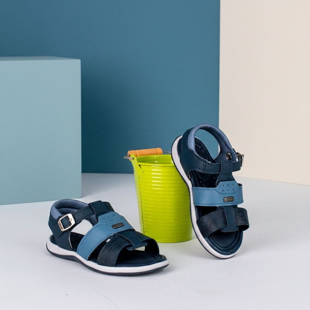 Sandalia Kidy Baby Equilibrio Marinho/Azul Stone