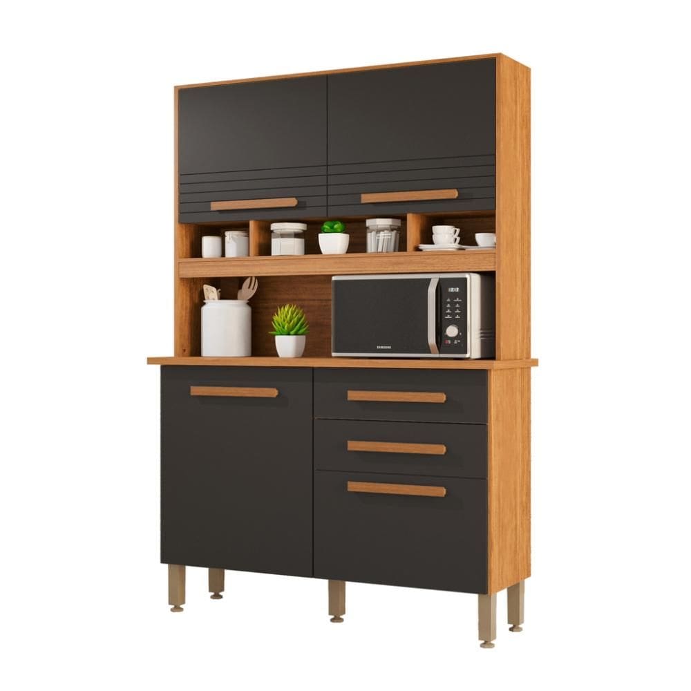 Cozinha 4 Portas 2 Gavetas Sara Frison- Tudo de Móveis