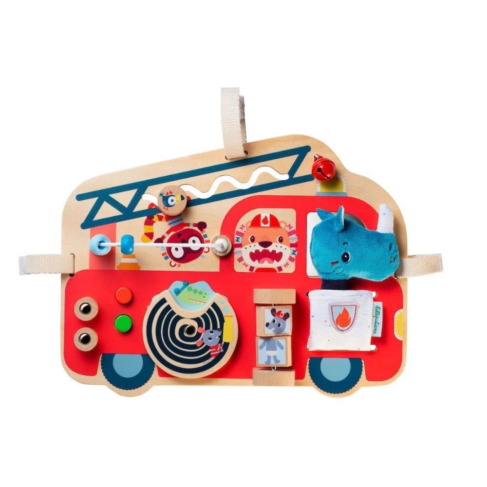 Painel Multiatividades Para Bebê Brinquedo Sensorial Interativo Lilliputiens - Marius