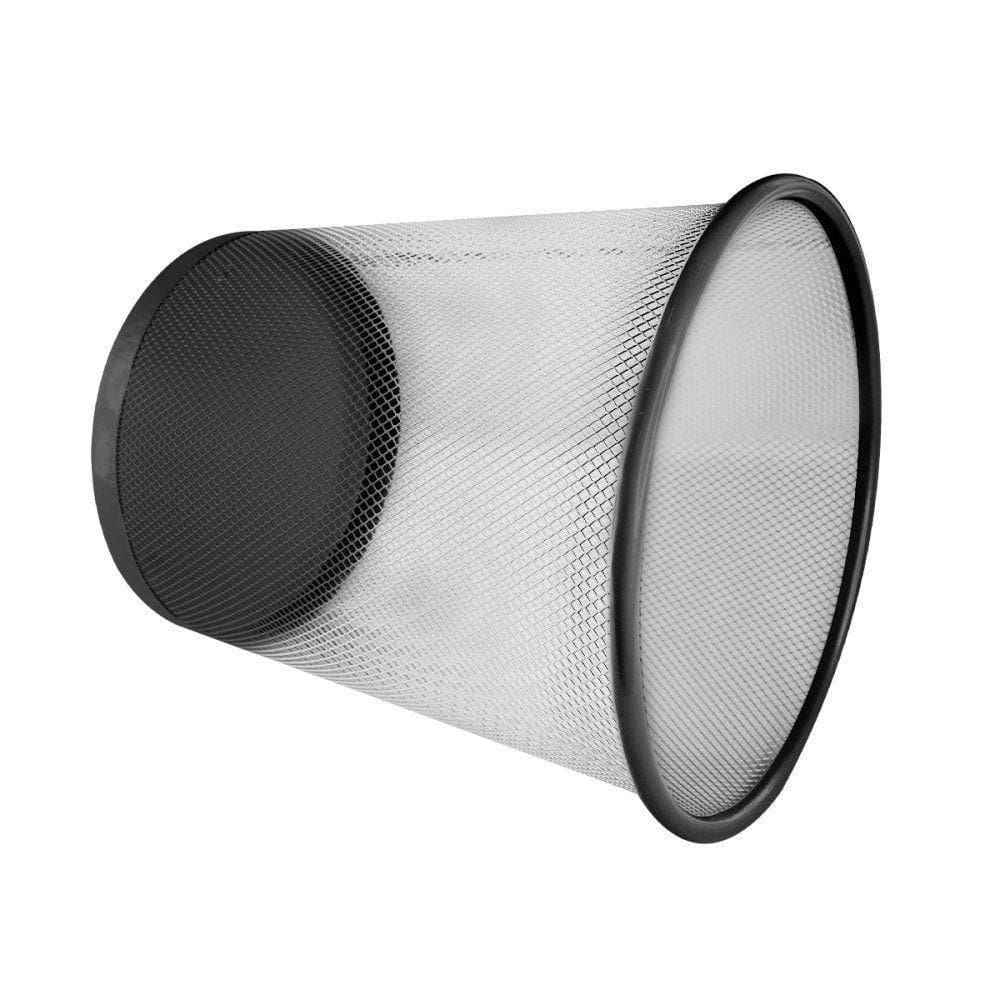 Cesto De Lixo Aramado Em Ferro 10l Preto