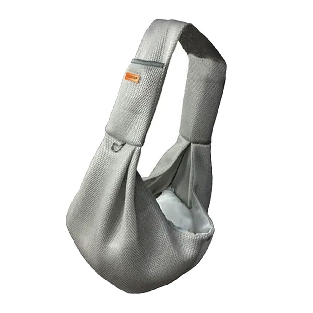 Bolsa Canguru Transporte Pet Gato Cao Animal Malha Respiravel Tira de Ombro Tecido Resistente Confortavel