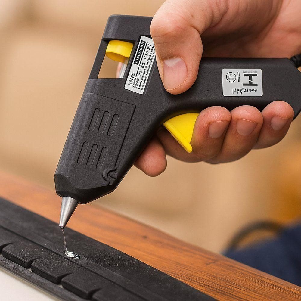 Pistola De Cola Quente Pequena Bivolt 8w - Preta