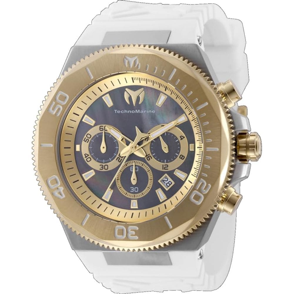 Relógio TechnoMarine Manta Masculino em Aço Inoxidável Dourado VD53
