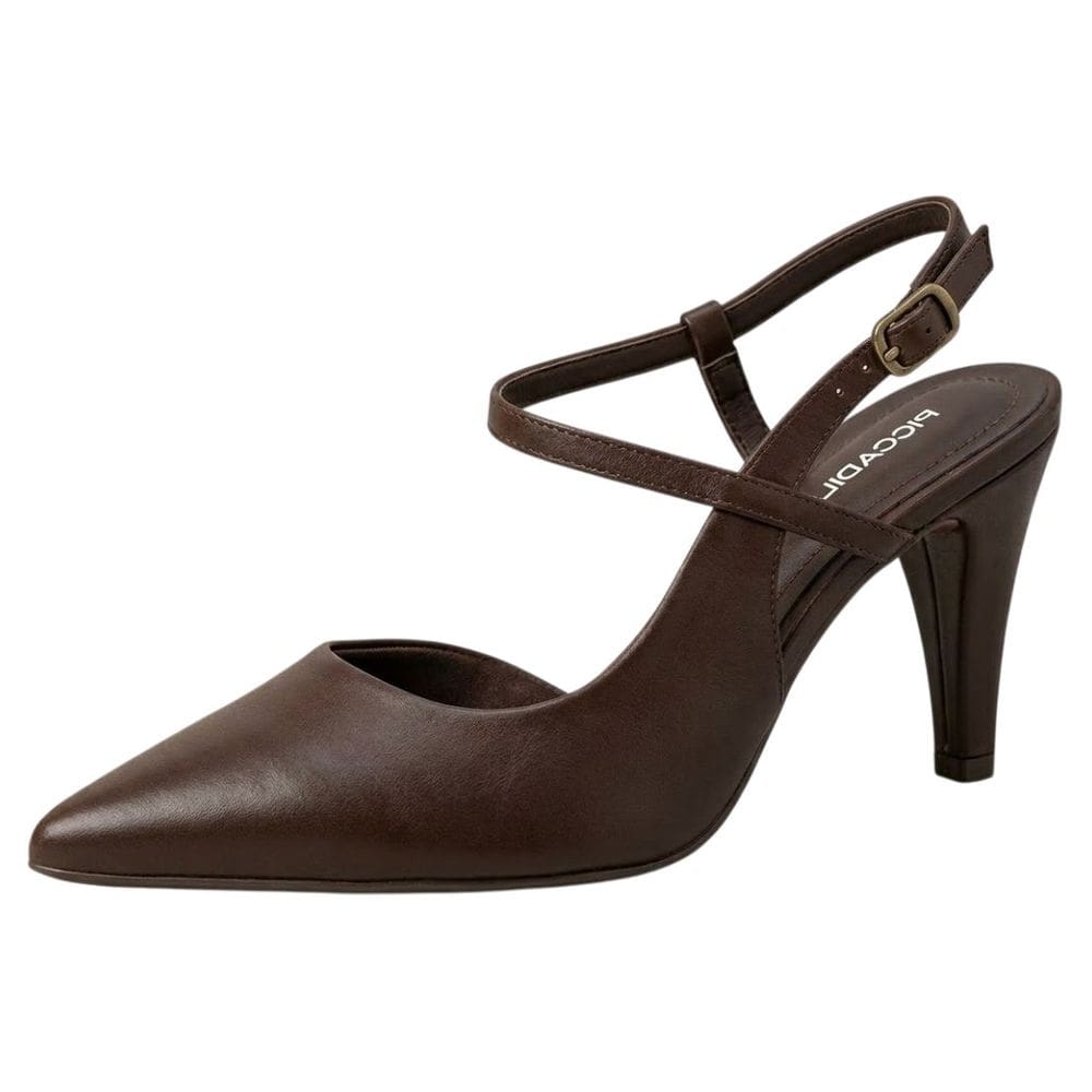 Sapato Feminino Slingback Confortavel Salto Baixo Piccadilly