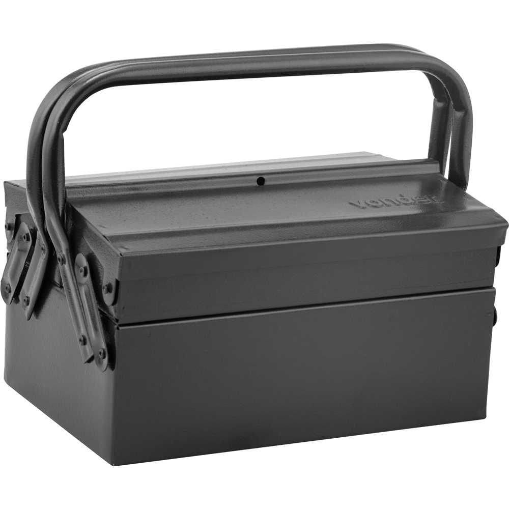 Caixa Para Ferramentas Sanfonada de Metal Com 3 Gavetas 30, 19 e 16 cm - Vonder 6115301916