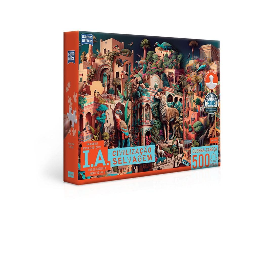 Quebra-Cabeca 500 Pecas - Civilizacao Selvagem TOYSTER