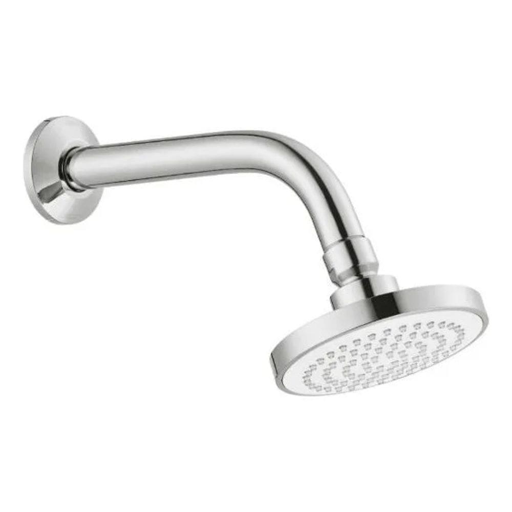 Ducha Redonda Cromada De Parede 1 Jato - Docol Prateado